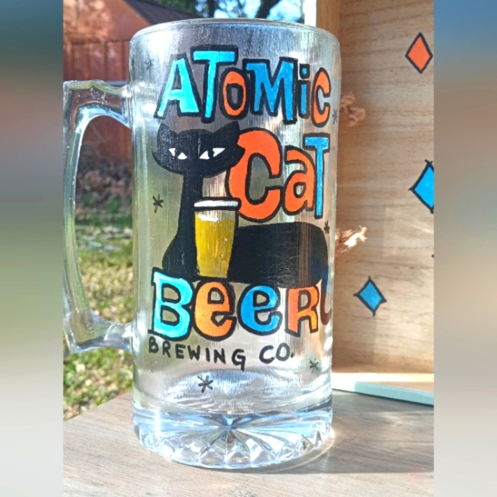 Atomic Cat Brewing Co Beer Mug